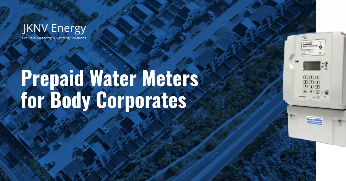 Prepaid Water Meters for Body Corporates - JKNV Energy